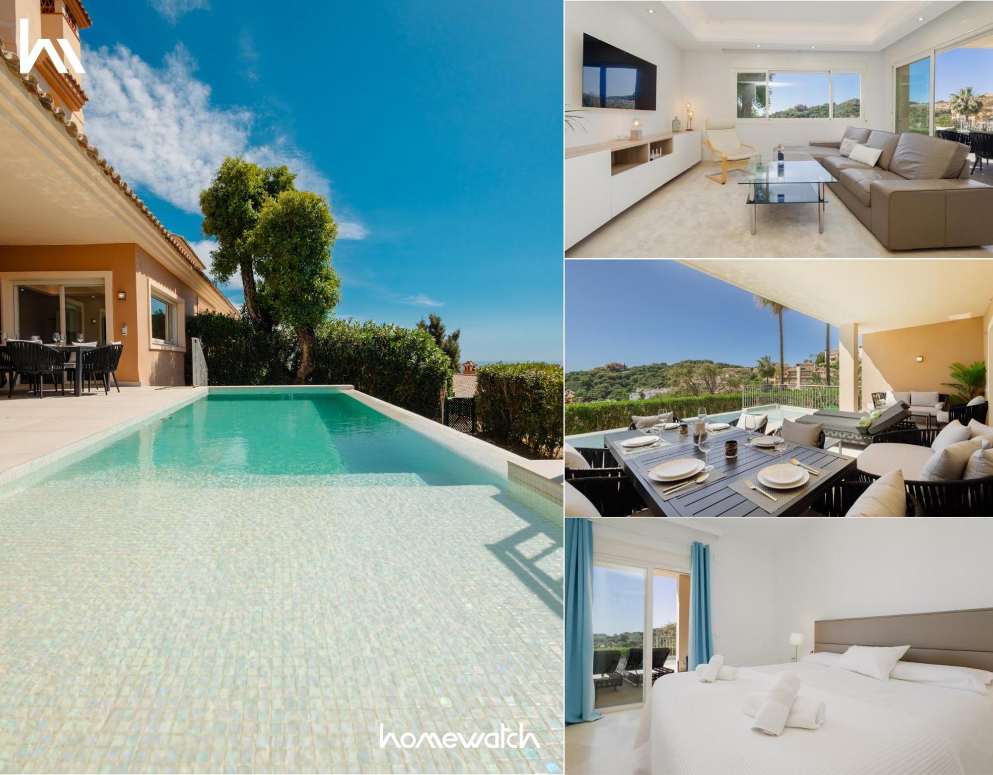 Private Heatable Infinity Pool With Sea Views In La Mairena, Marbella Apartment Sitio de Calahonda Exterior photo
